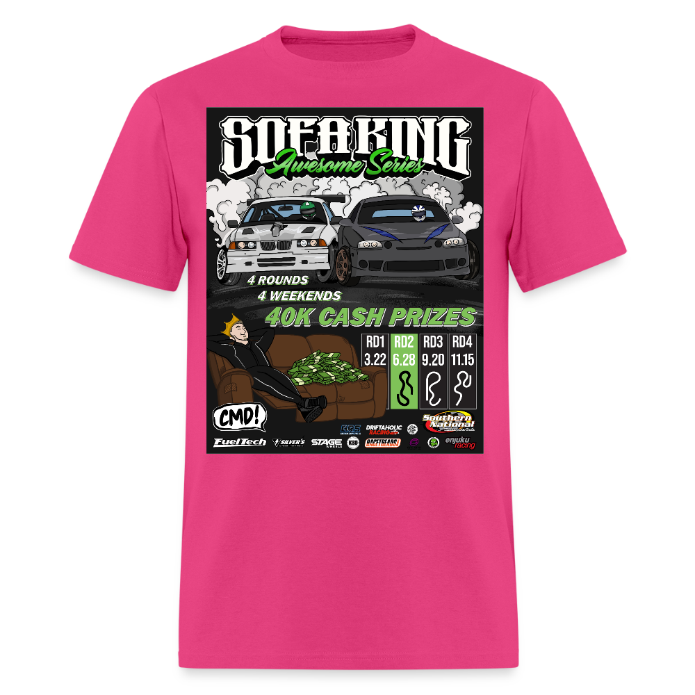 SofaKing Awesome Driver Tee - fuchsia
