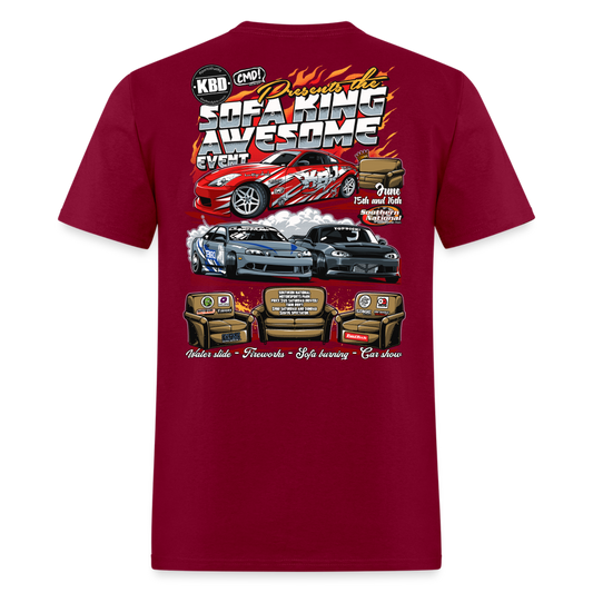 SOFAKING Awesome 350z Event Tee (2024) - burgundy