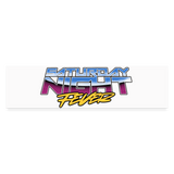 Saturday Night Fever Bumper Sticker - white matte