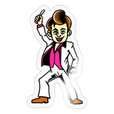 Joe Saturday Night Fever Sticker - transparent glossy
