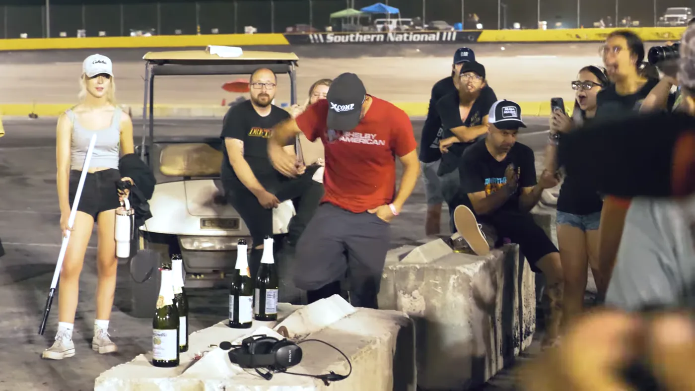CMD drivers and crew reacting together after a run