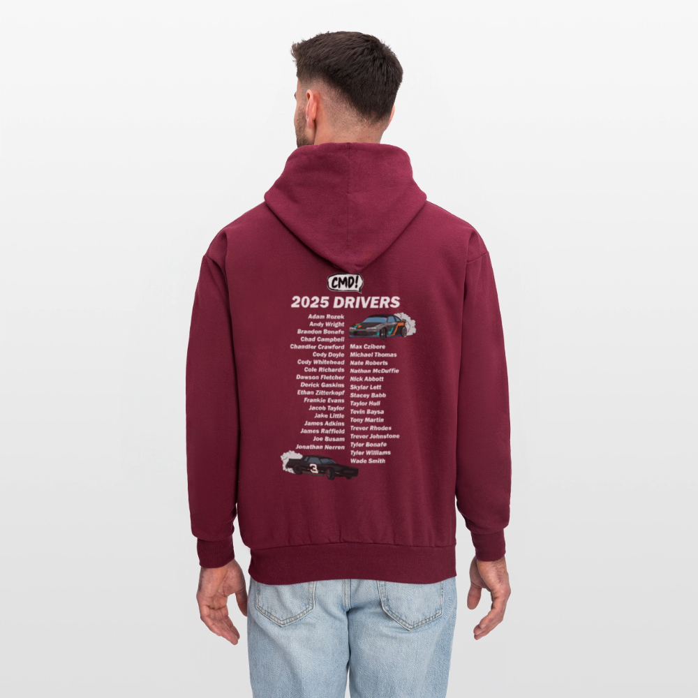 SofaKing Awesome Drivers Hoodie - burgundy