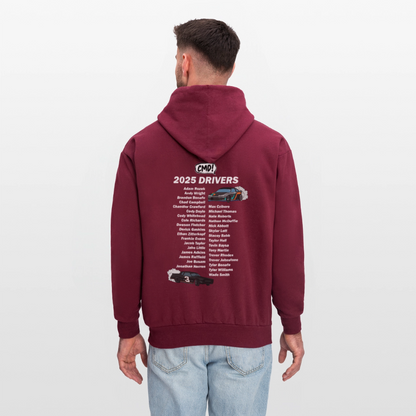SofaKing Awesome Drivers Hoodie - burgundy