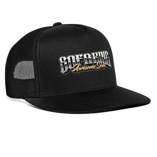 SofaKing Awesome Trucker Hat - black/black