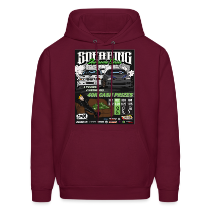 SofaKing Awesome Drivers Hoodie - burgundy