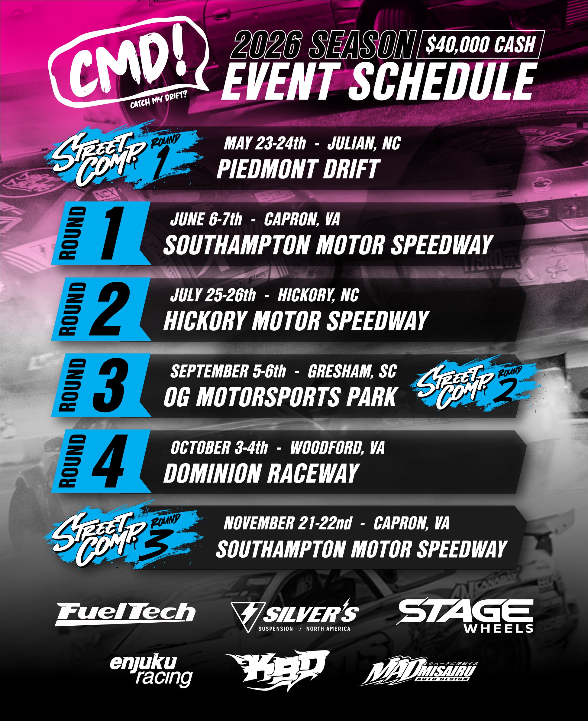 2026 Unlimited Class Series Pass - CMDrift