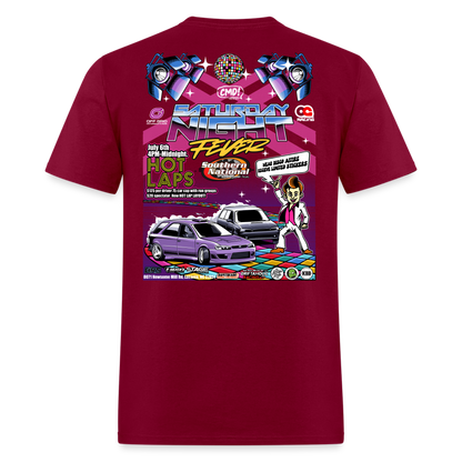 Saturday Night Fever Event Tee (2024) - burgundy