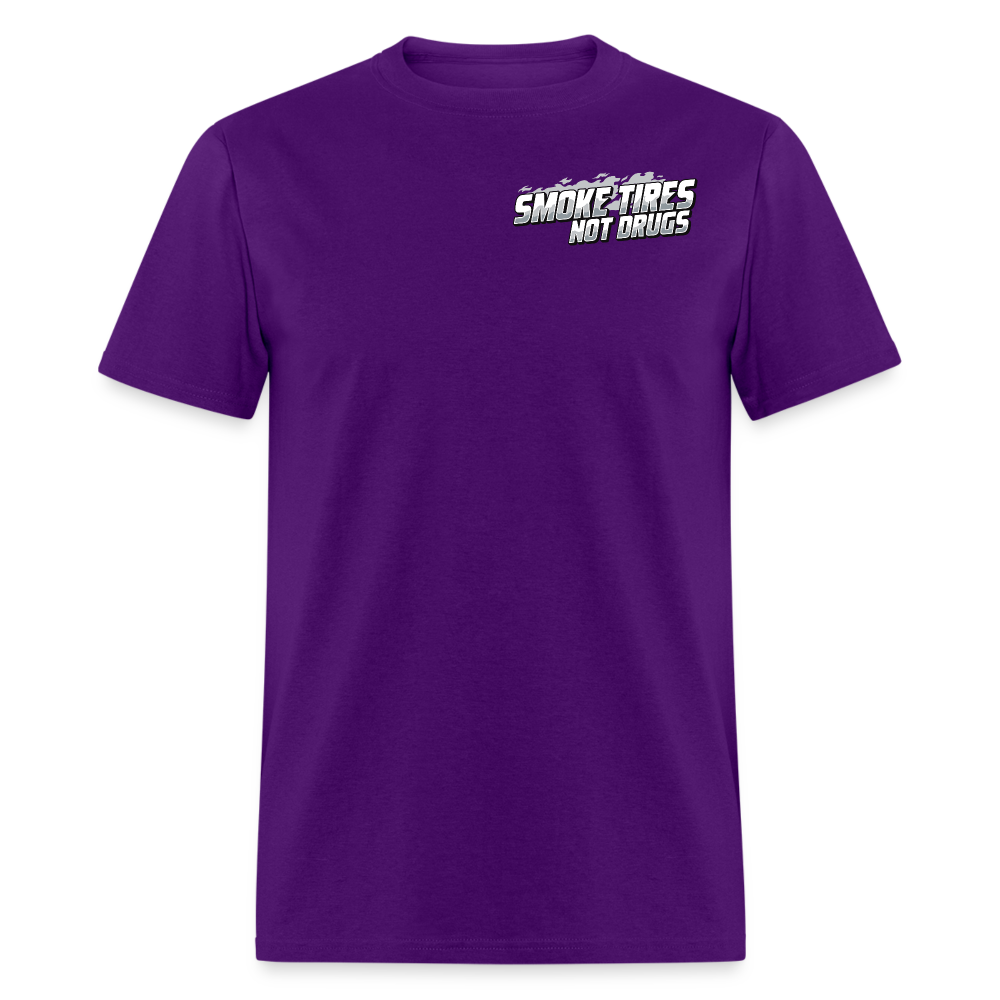 Smoke Tires Not Drugs Event Tee (2024) - purple