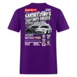 Smoke Tires Not Drugs Event Tee (2024) - purple