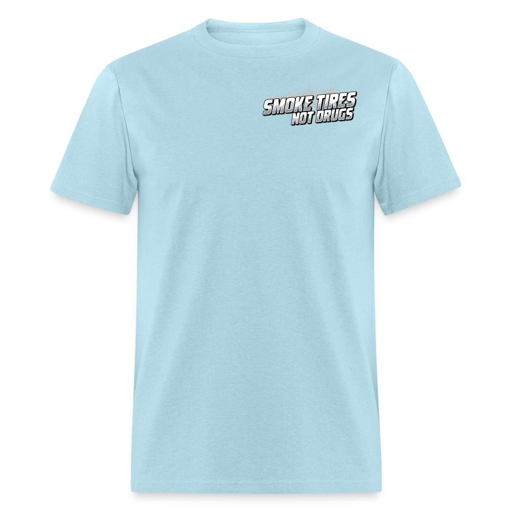 Smoke Tires Not Drugs Event Tee (2024) - powder blue