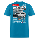 Smoke Tires Not Drugs Event Tee (2024) - turquoise