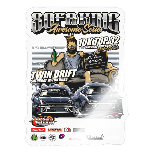 SOFAKING Awesome Event Sticker 2 - transparent glossy